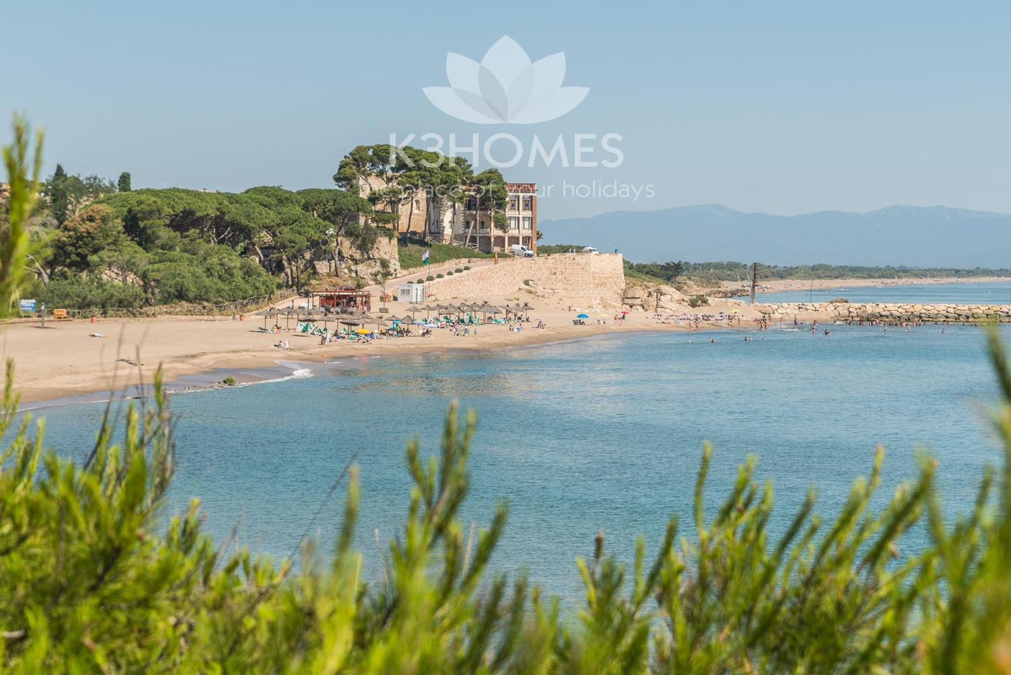 Villa Deborah L' Escala Bagian luar foto